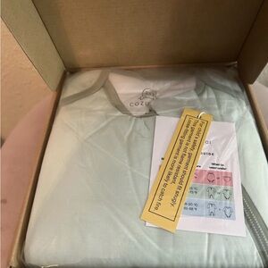 Cozy Seal Baby Light Sage Sleep Sack Zippered Romper - Medium